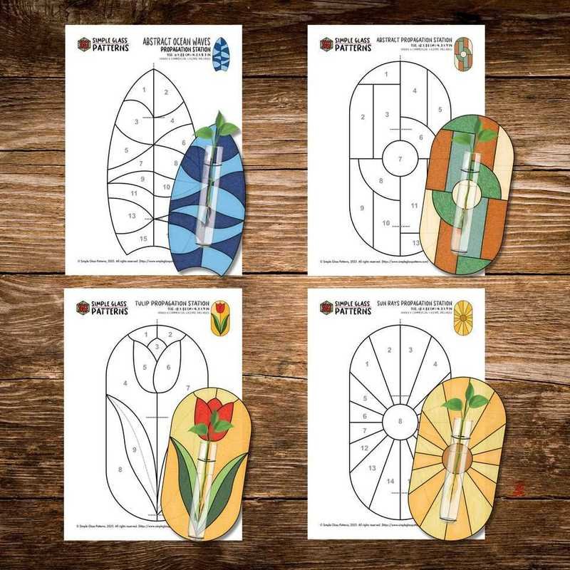 Propagation Station Bundle stained glass pattern preview